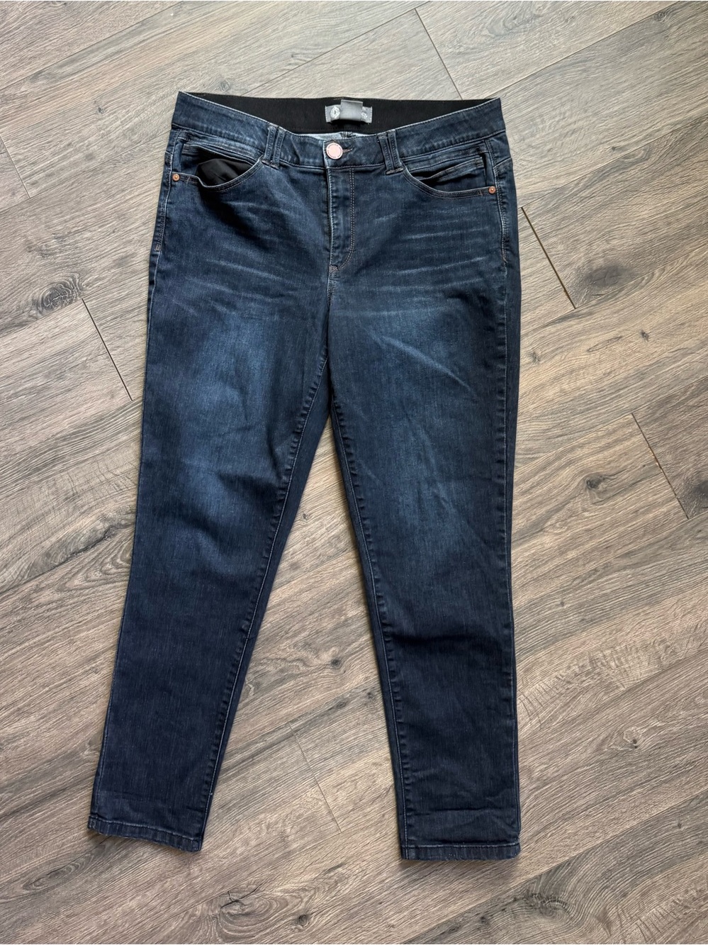 Democracy Women's Ab Technology Stretch Denim Skinny Jeans Size 14